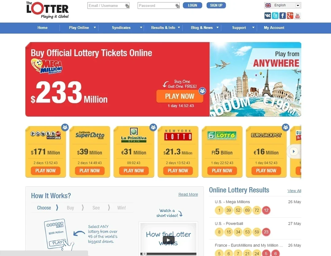 TheLotter：全球购买彩票的最佳选择 .org